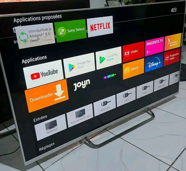 Smart TV LED 4K avec Apps