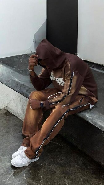 Ensemble décontracté à capuche tendance