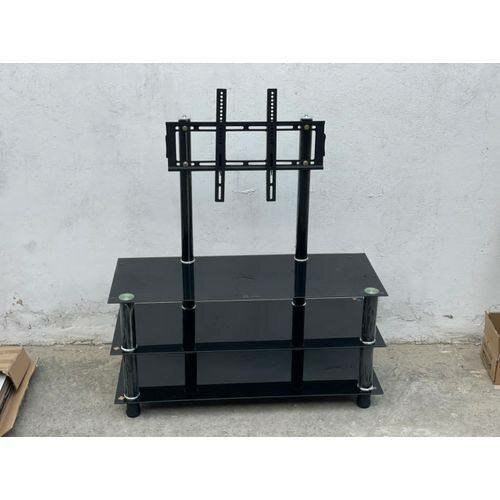 Support TV moderne en verre