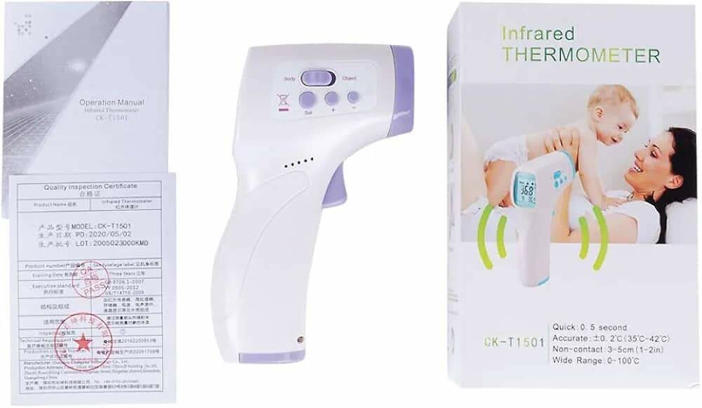 Thermomètre MEDGUARD pour adultes et enfants, numérique sans