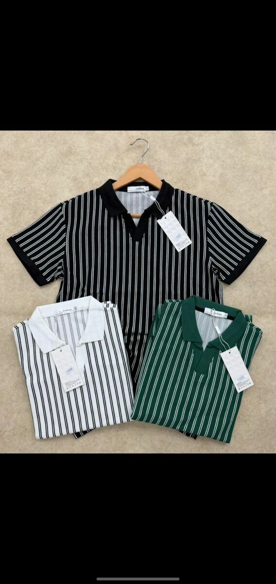 Polos rayés élégants homme