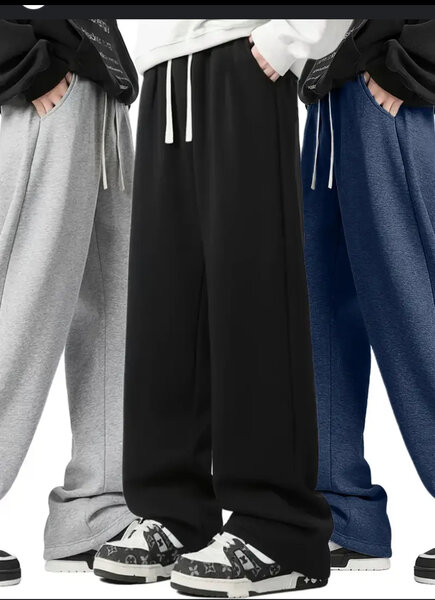 Pantalons de sport larges unisexes
