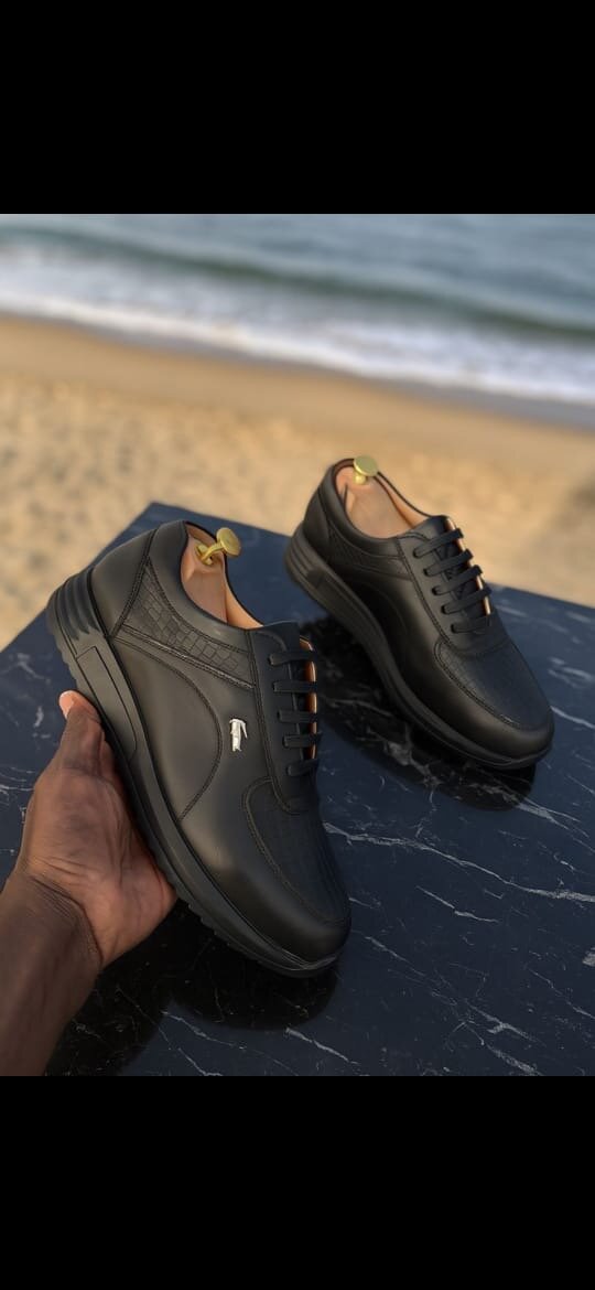 Sneakers en cuir élégants