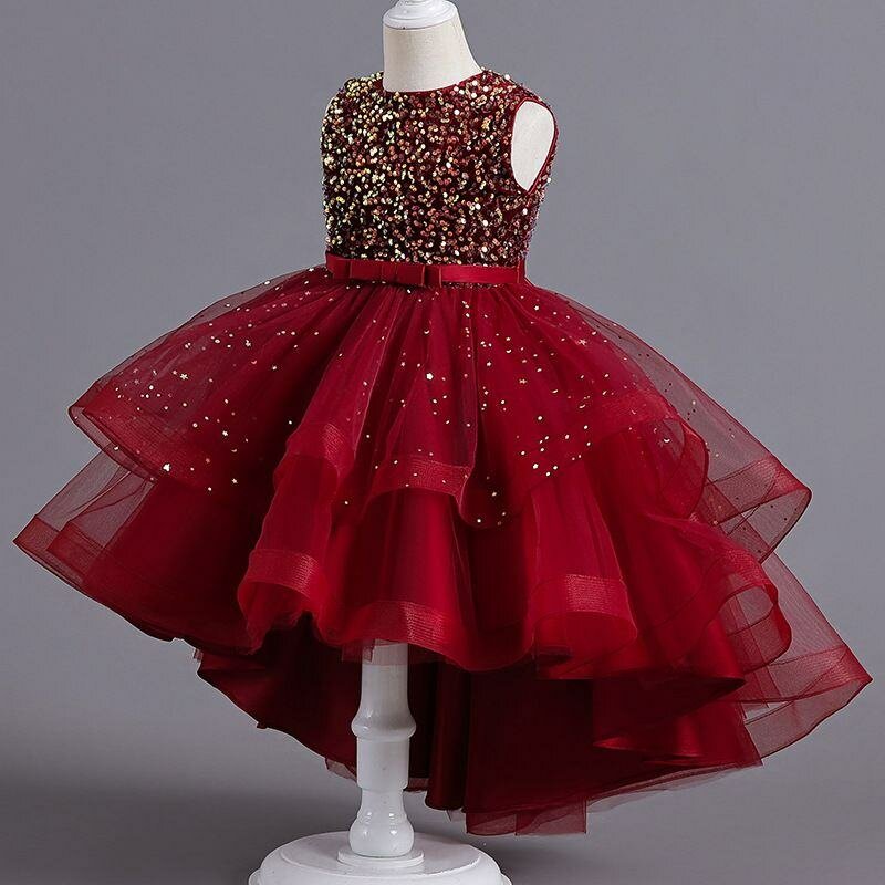 Robe princesse, Rouge Éclatant