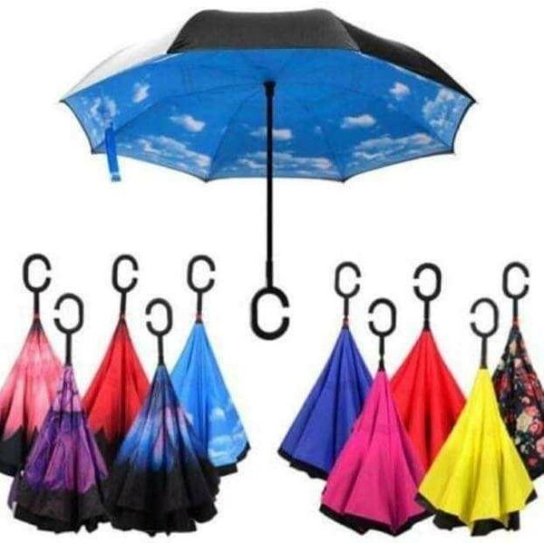 Parapluie inversé coloré