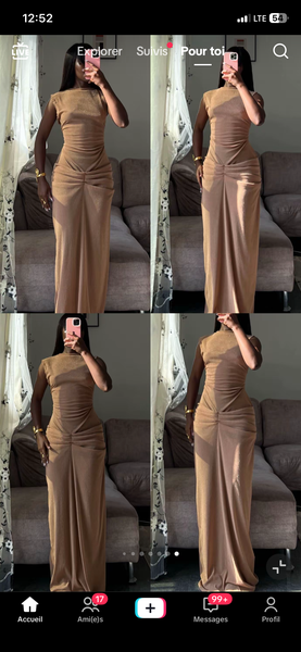 Robe de soirée élégante longue