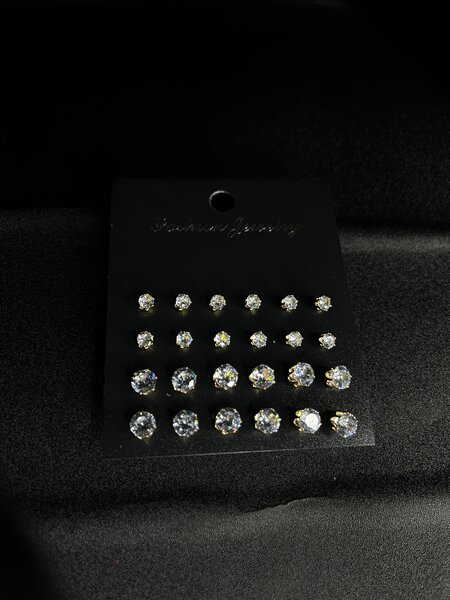 Boucles d'oreilles strass élégantes