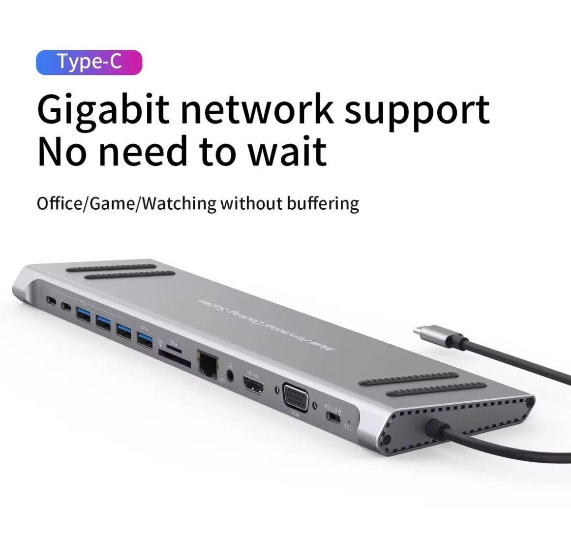 Station d'accueil USB-C 14-en-1