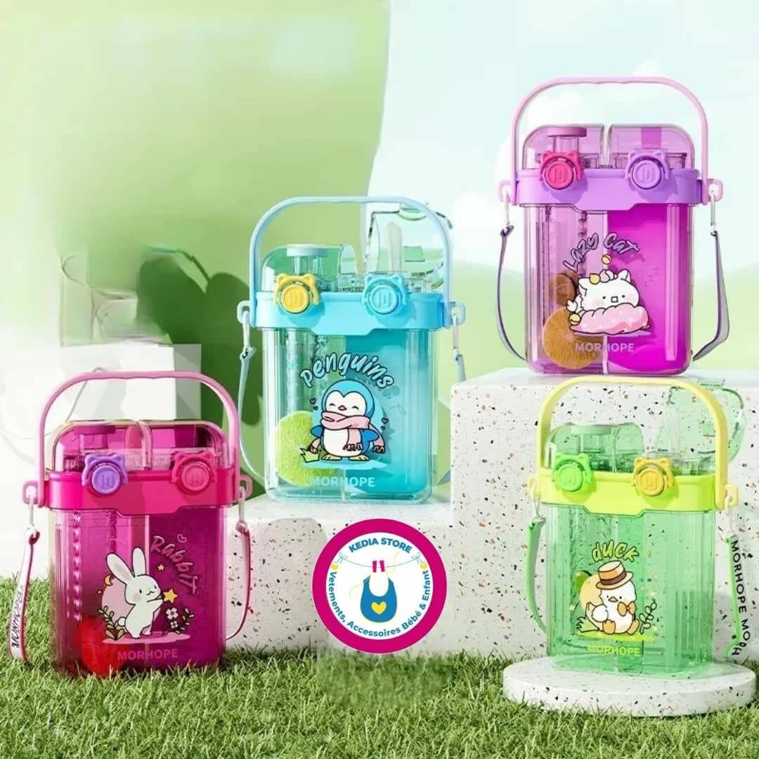 Gourde à double compartiments