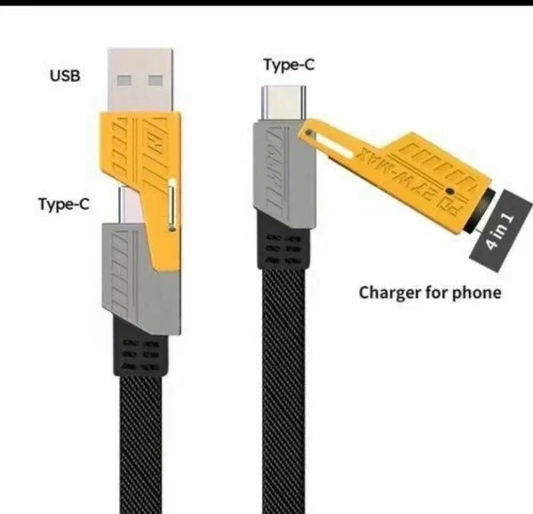 Câble de Charge 4-en-1 USB-C