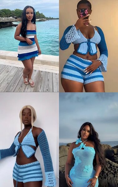 Robes en crochet pour femmes