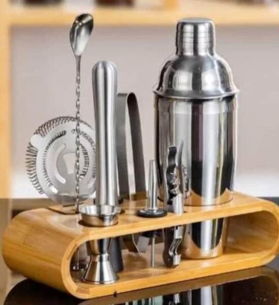 Kit de Bar Cocktail en Acier