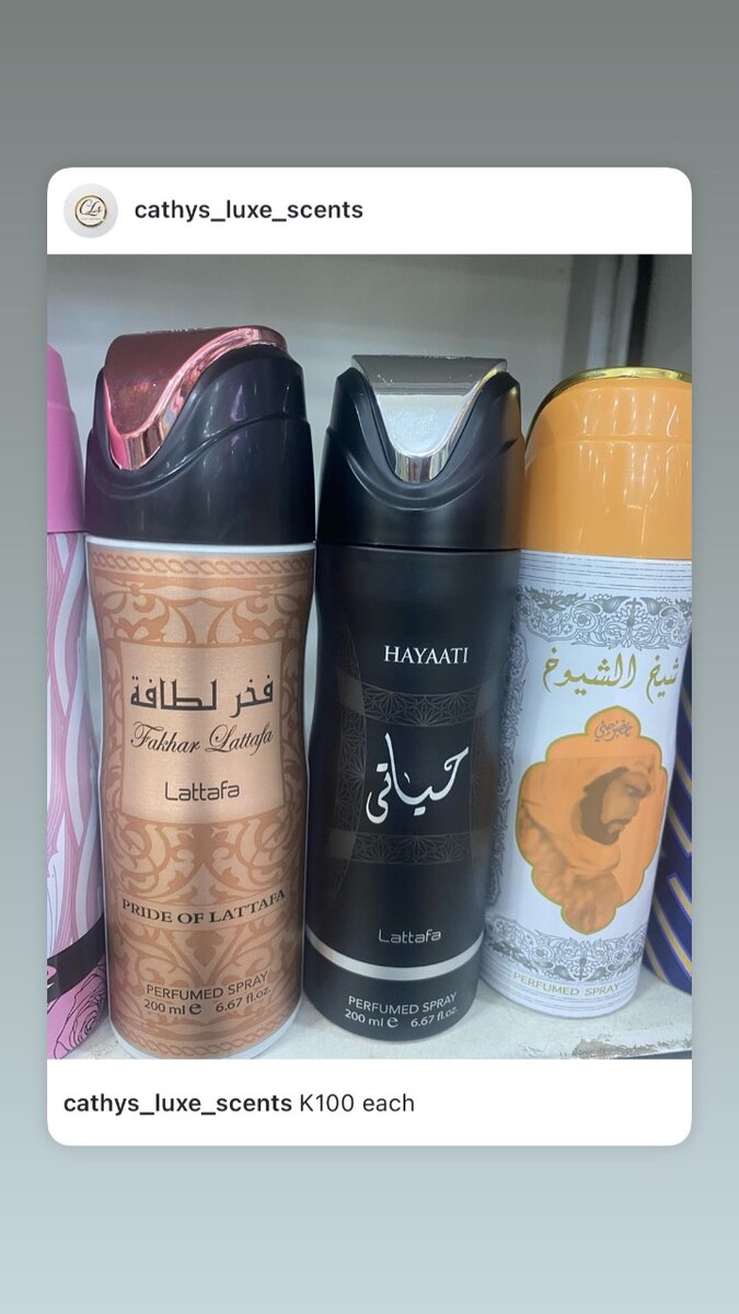 Arabic perfumes