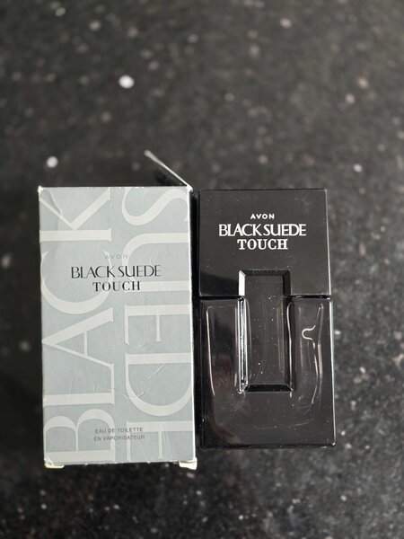 Black suede touch