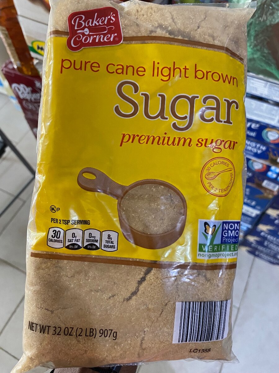 Bakers corner pure cane light brown sugar