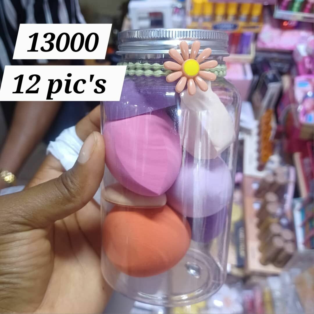 Makeup Sponge Set in Jar