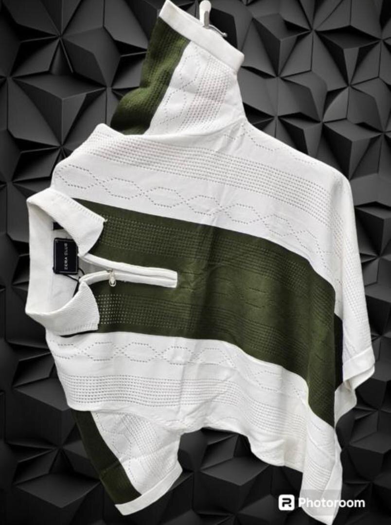 Poncho en tricot tendance