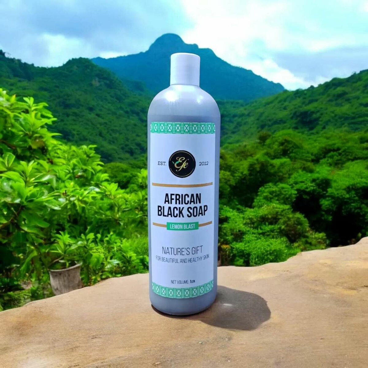 Lemon Blast African Black Soap Bath Gel 1.2 Liters