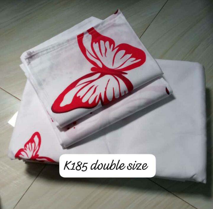 A set of beautiful and soft bed linen (double size)