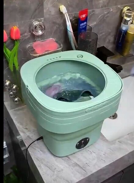 Mini machine à laver pliable