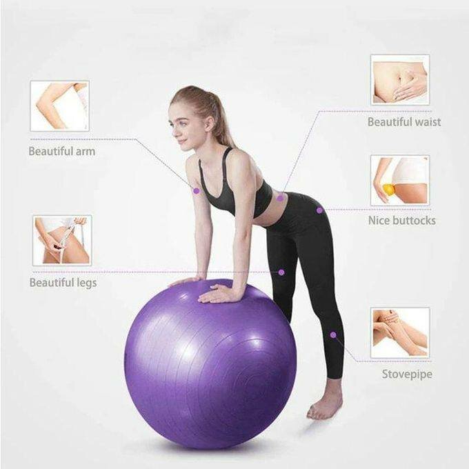 Ballon de fitness violet