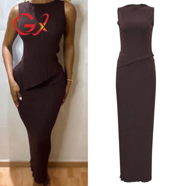 Robe Élégante Asymétrique Femme