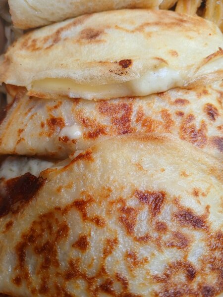 Crêpes jambon de bœuf fromage