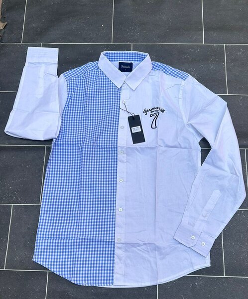 Chemise Homme Bicolore Élégante