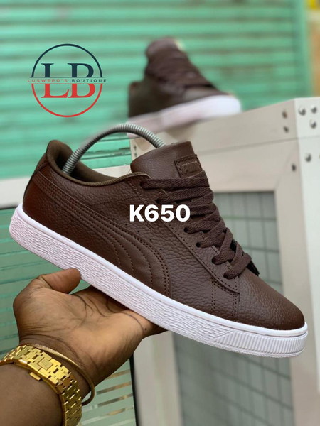 Sneakers leather brown