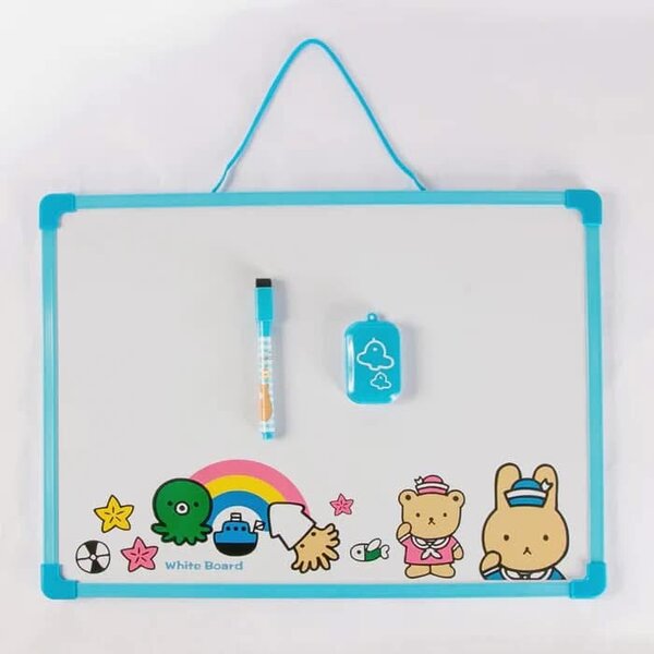 Tableau blanc magnétique coloré