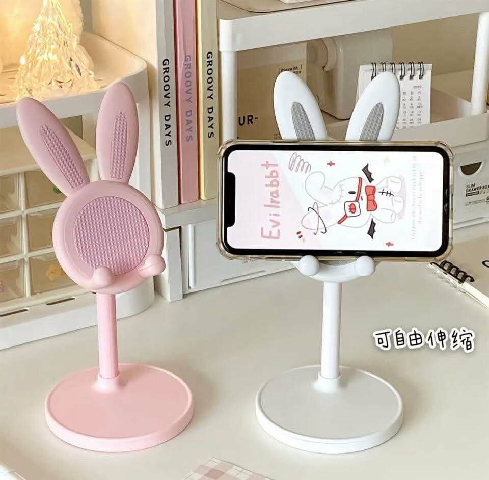 Support téléphone lapin réglable