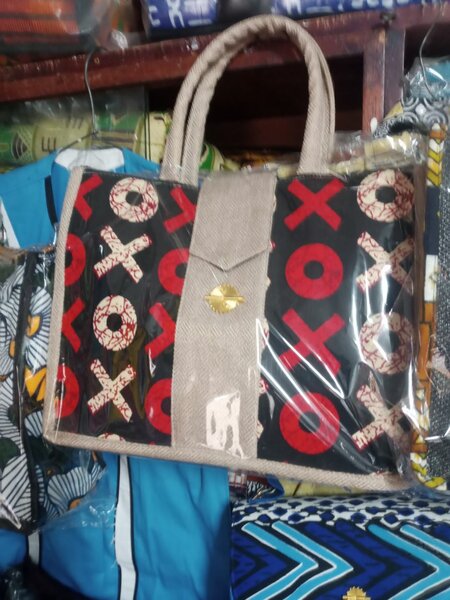 Sac cabas en tissu africain