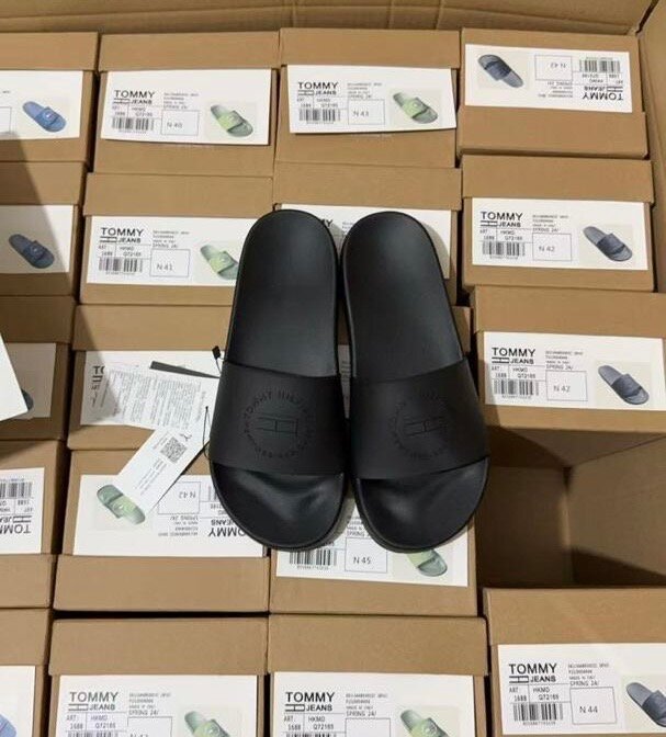 Sandales Tommy Jeans Noires Homme