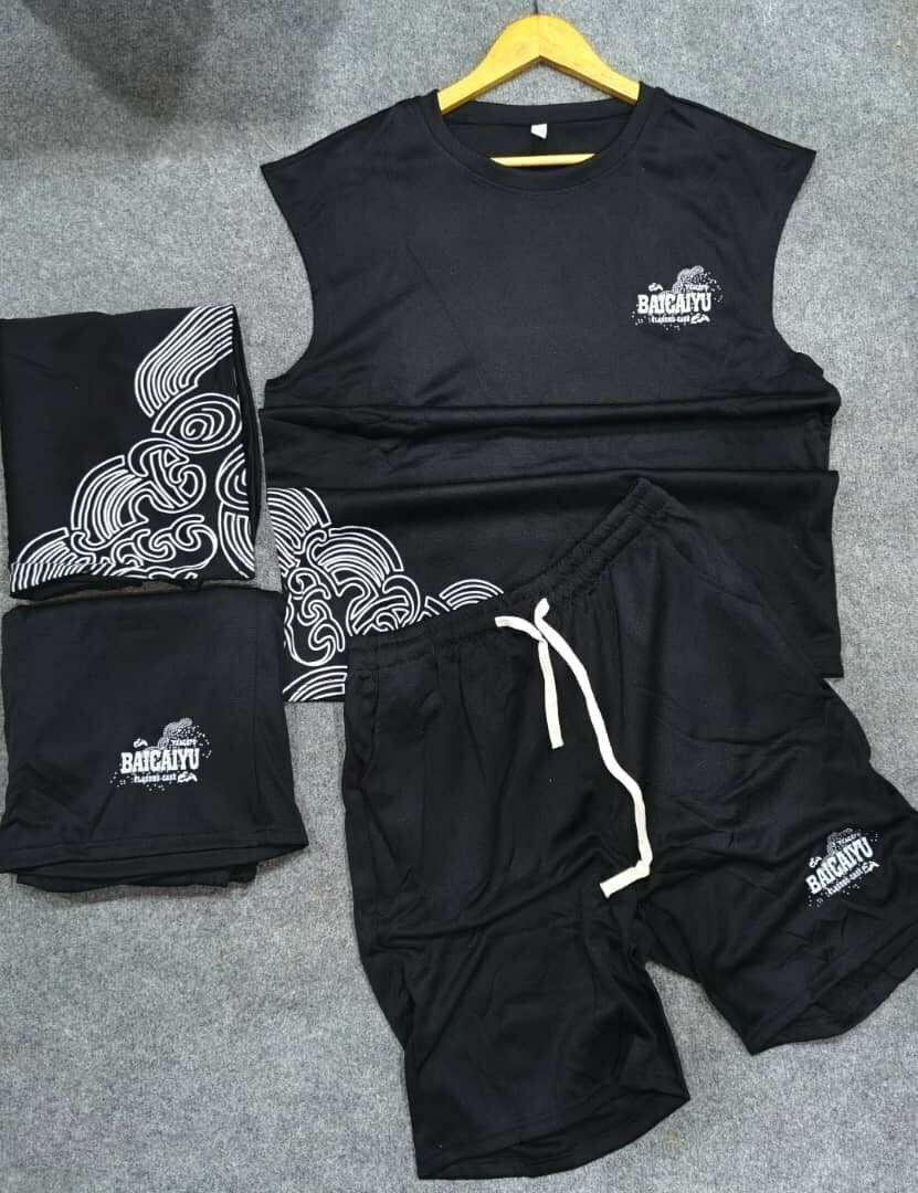 Ensemble de Sport Noir Unisexe