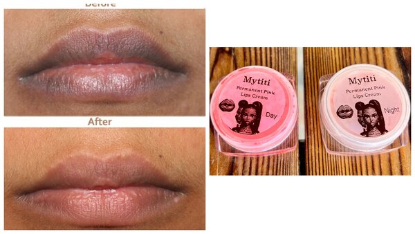 Day and Night permanent pink lips cream(free delivery)2 in 1