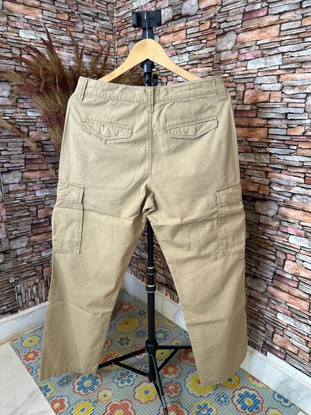 Pantalon cargo beige