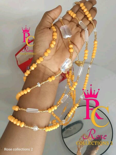 Chaîne de taille perles