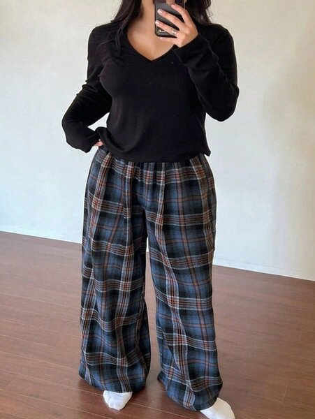 Pantalons de pyjama à carreaux