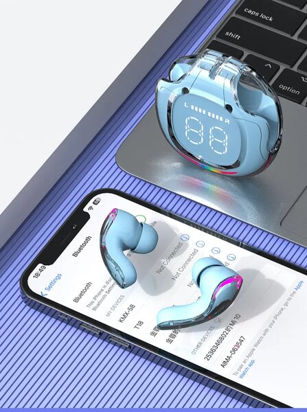 Écouteurs Bluetooth LED Colorés