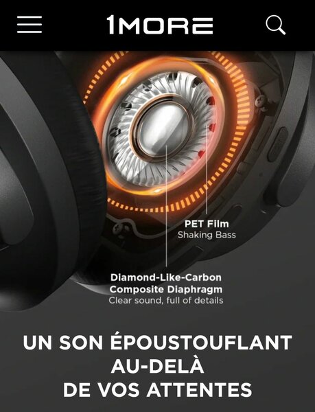 Casque 1MORE SonoFlow Bluetooth