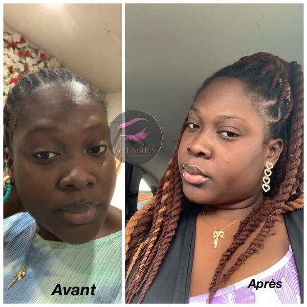 Savon teint marron brillant