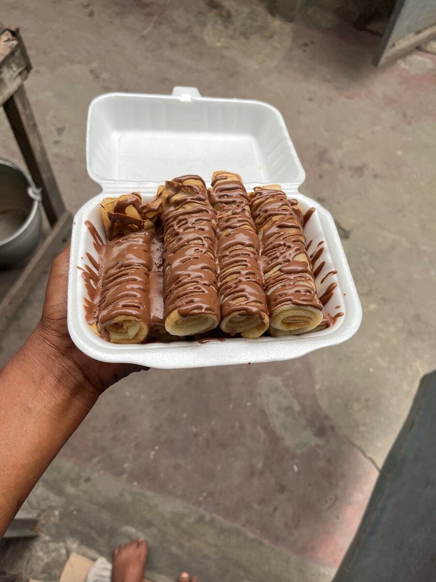 8Crêpes au chocolat