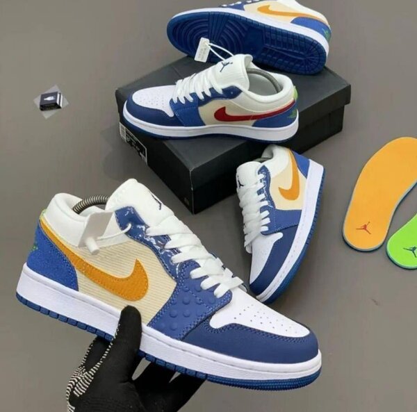 Baskets multicolores pour hommes