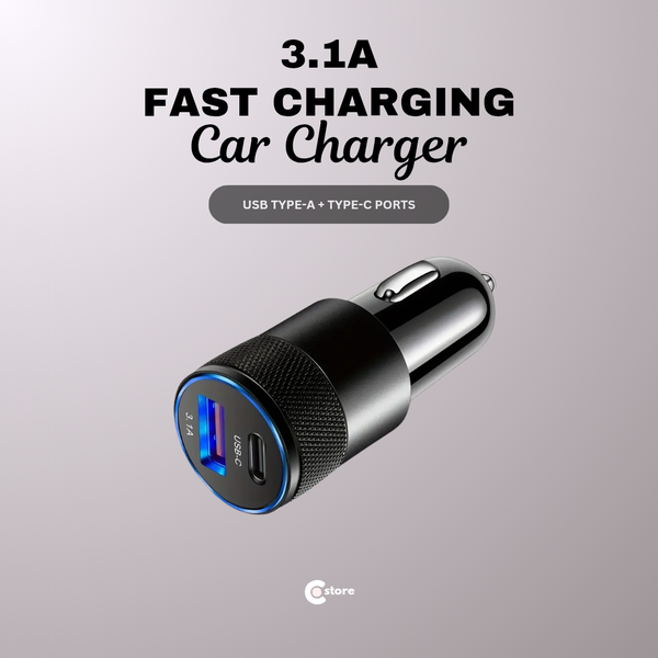 Car Charger 3.1A Fast Charging