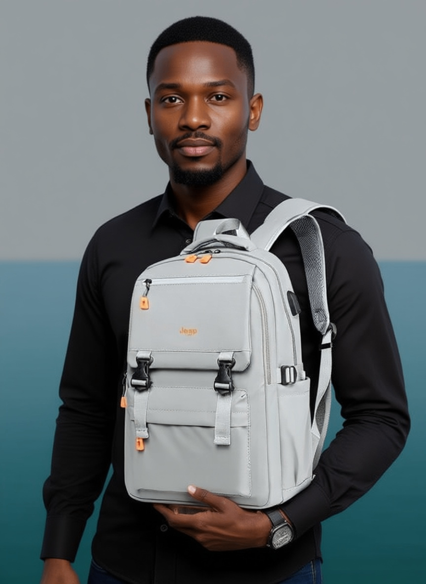 Sac à dos multifonction en gris