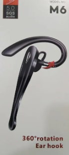 M6 SGS Audio Degree Rotateable Ear Hook In-Ear Bluetooth Wireless Music Earphone
