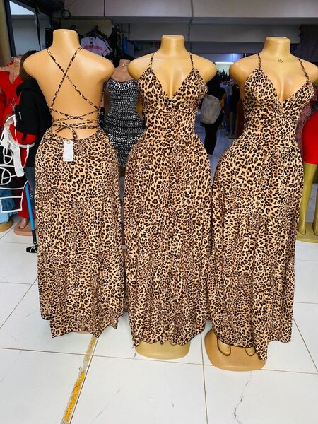 Robe Longue Léopard Chic