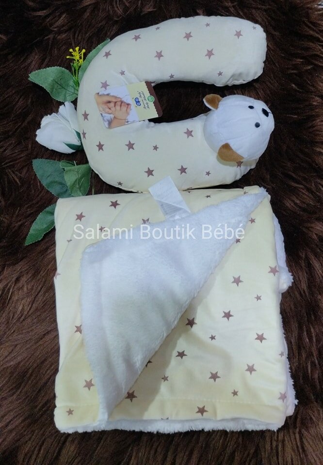 Couverture avec coussin pour bébé