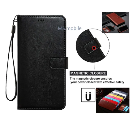 infinix NOTE 7 Book Style PU Leather Case Cover for infinix NOTE 7 Flip Wallet Phone Bags Cases with Stand