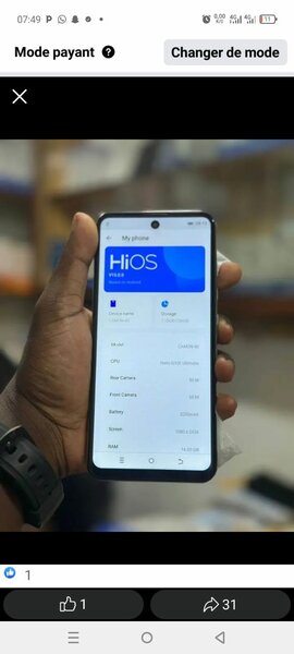 Smartphone Tecno Camon 5G